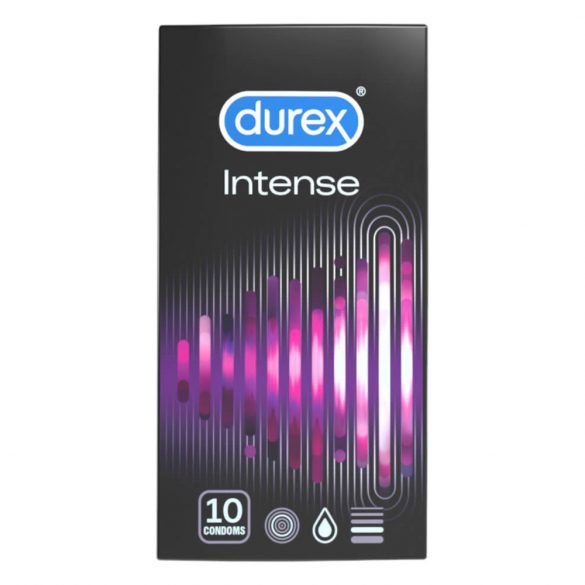 Durex Intense - grublėtas ir taškuotas prezervatyvas (10vnt)