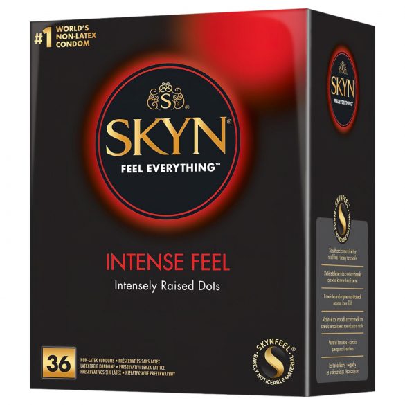 Manix SKYN Intense Feel - latekso neturintis veganiškas prezervatyvas (36 vnt.)