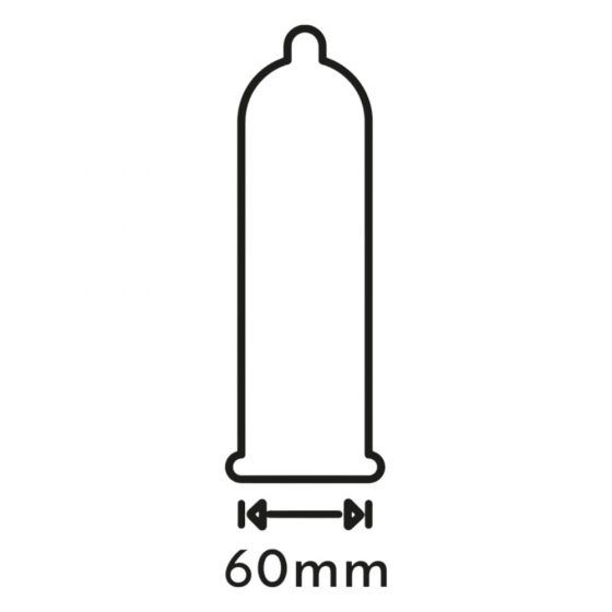 Secura Baklažanas - ekstra didelis prezervatyvas - 60mm (48vnt)