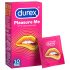 Durex Pleasure Me - rantytas ir taškuotas prezervatyvas (10 vnt.)