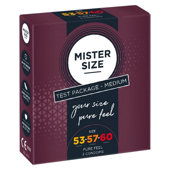 Mister Size - prezervatyvai 53-60mm (3vnt)