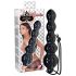 You2Toys Black Jack - analinis dildo su karoliukais (juodas)