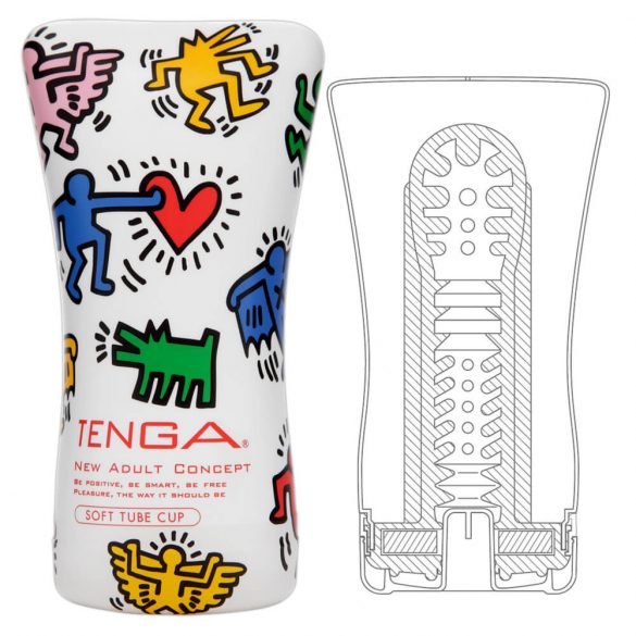 TENGA Keith Haring - Minkštas Vamzdelis