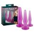 You2Toys - Analinis treniruoklių dildo rinkinys - 3vnt (violetinis) 