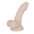 You2Toys - Silikono lipnus dildo - maža (natūrali) 