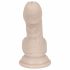 You2Toys - Silikono lipnus dildo - maža (natūrali) 