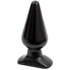   Doc Johnson juodas analinis kaištis - classic, didelis - (14,5 cm)