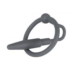   Varpos kaištis - silikoninis galvutės žiedas su šlaplės kūgiu (pilkas)