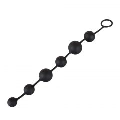 Juodoji Velvet lanksti analinė lazdelė (juoda)