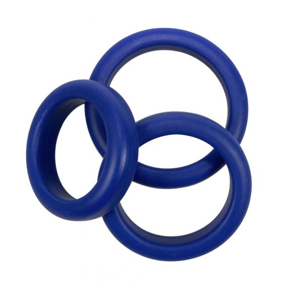 You2Toys - Storasieniai silikoniniai žiedų trio (mėlyni)