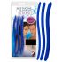 You2Toys - DILATOR - mėlynas silikoninis šlaplės plėtiklių rinkinys (3vnt) 