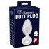 You2Toys - Sextreme - plieninis analinis kūgis (2,4 cm) 