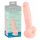 Medicininis silikoninis dildo (18 cm) - natūralus 