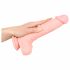 Medicininis - medicininio silikono dildo (24cm) - natūrali spalva 