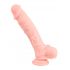 Medicininis - medicininio silikono dildo (24cm) - natūrali spalva 