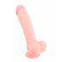 Medicininis - medicininio silikono dildo (24cm) - natūrali spalva 