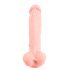 Medicininis - medicininio silikono dildo (24cm) - natūrali spalva 