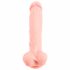 Medicininis - medicininio silikono dildo (24cm) - natūrali spalva 