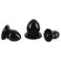 You2Toys - Stretching Plug Kit - analinių kaiščių rinkinys - 3 vnt. (juoda)