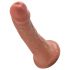 King Cock 6 dildo (15 cm) - ruda 