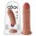 King Cock 8 dildo (20 cm) - tamsi natūrali