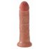 King Cock 8 dildo (20 cm) - tamsi natūrali