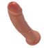 King Cock 8 dildo (20 cm) - tamsi natūrali