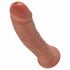 King Cock 8 dildo (20 cm) - tamsi natūrali