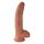 King Cock 9 colių dildo su sėklidėmis (23 cm) - rudas