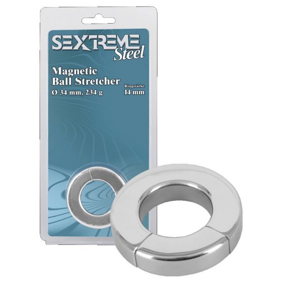 Sextreme - sunki magnetinė sėklidžių ir penio tempimo žiedas (234g)
