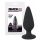 Juodas Aksomas Sunkus - 40g Analinis Dildo (juodas) 