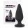 Black Velvet Heavy - 75g analinis dildo (juodas) 