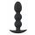 Black Velvet Heavy - 145g sferinis analinis dildo (juodas) 