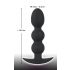 Black Velvet Heavy - 145g sferinis analinis dildo (juodas) 