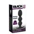 Black Velvet Heavy - 145g sferinis analinis dildo (juodas) 