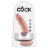 King Cock 7 dildo (18 cm) - natūrali 