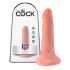 King Cock 5 dildo (13 cm) - natūrali 