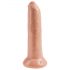 King Cock 9 - tikroviškas dildo (23 cm) - natūralios spalvos