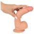 Realistixxx – tikroviškas dildo su siurbtuko pagrindu (22 cm) – natūralus