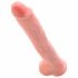 King Cock 14 colių didysis dildo su sėklidėmis (35cm) - natūralus 