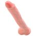 King Cock 14 colių didysis dildo su sėklidėmis (35cm) - natūralus 