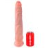 King Cock 14 colių didysis dildo su sėklidėmis (35cm) - natūralus 