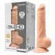 Realistiškas didelis siurbtukas dildo - 24cm (natūralus) 