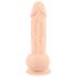 Silexd 9,5 - prisitvirtinantis dildo - 24 cm (natūralios spalvos)