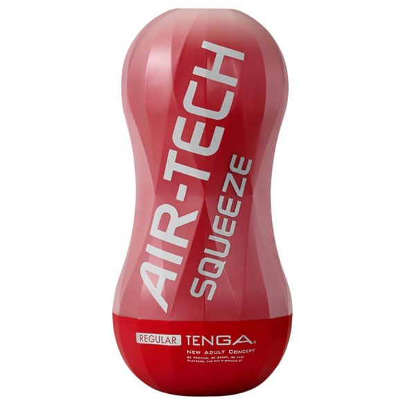 TENGA Air-Tech Squeeze Regular - siurbiamasis masturbatorius (raudonas) 