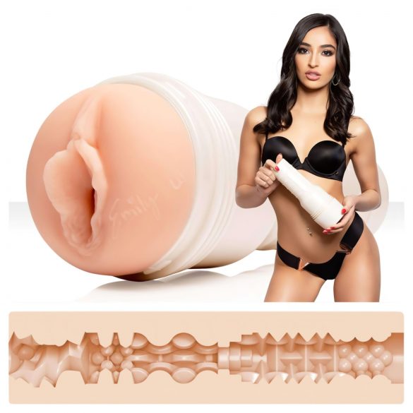 Fleshlight Emily Willis Squirt - natūrali dirbtinė vaginėlė