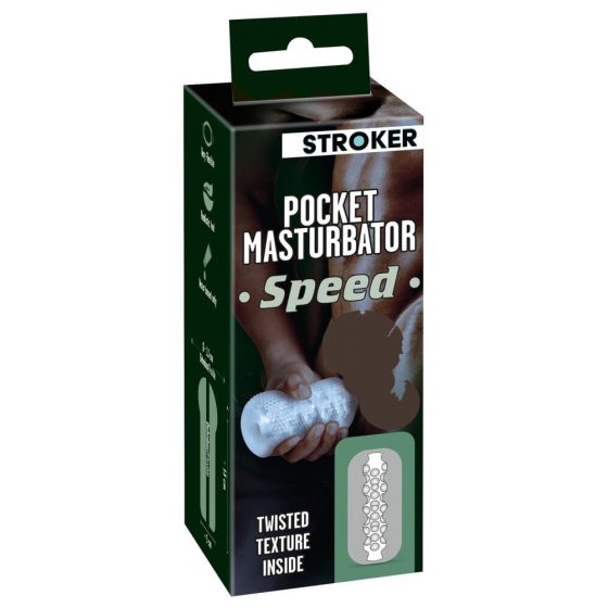 STROKER Speed - dirbtinė sėdmenų masturbatorius (permatomas)