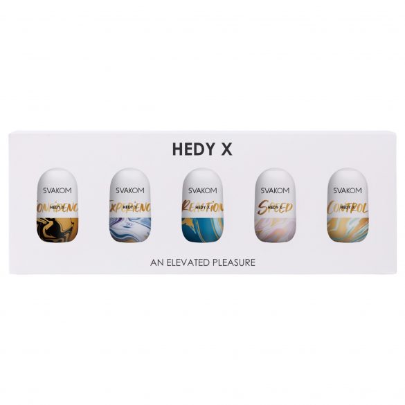 Svakom Hedy X Mixed - masturbacijos kiaušinių rinkinys (5 vnt.)