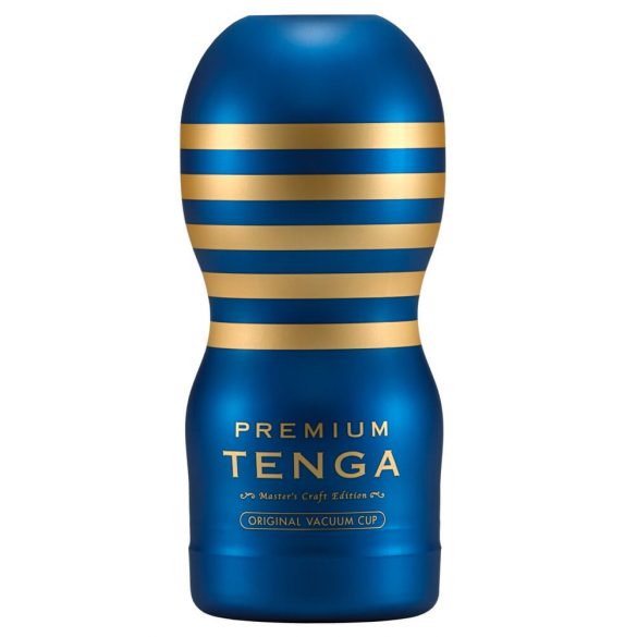 TENGA Premium Original - vienkartinis masturbatorius (mėlyna) 