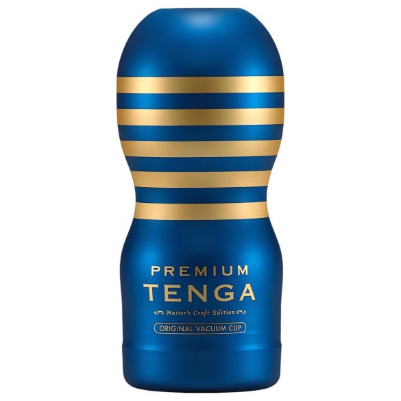 TENGA Premium Original - vienkartinis masturbatorius (mėlyna) 